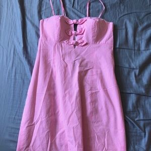 LILLY PULITZER PINSTRIPE DRESS